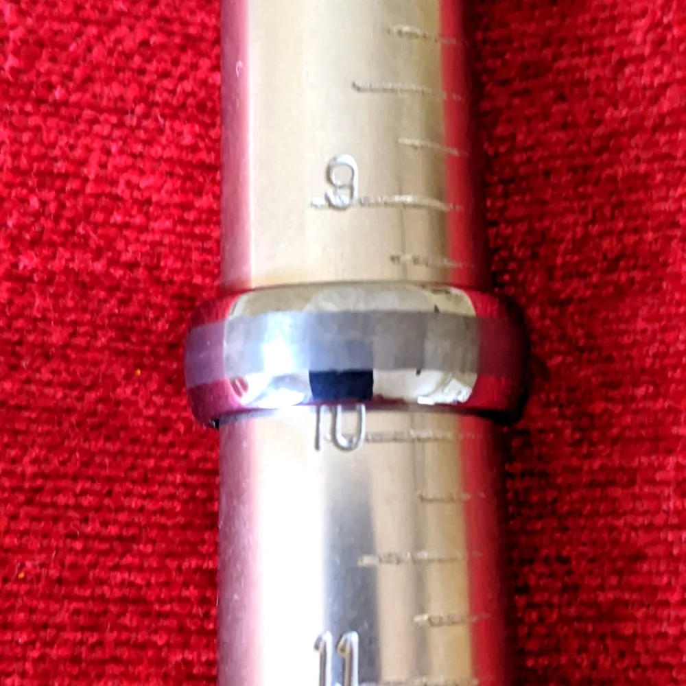 COBALT WHITE METAL UNIQUE WEDDING BAND